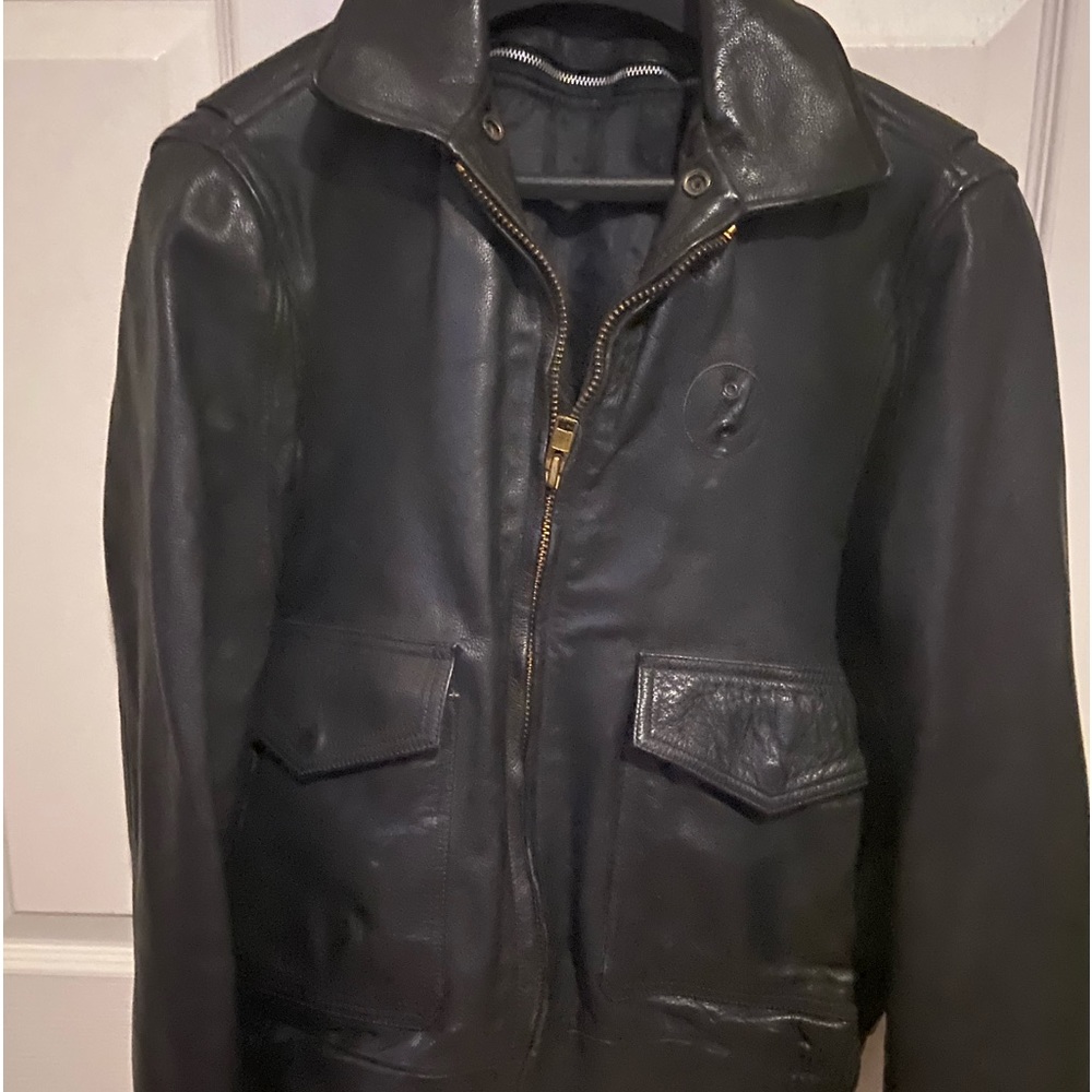 Men’s leather jacket, San Diego Leather, sz. 40